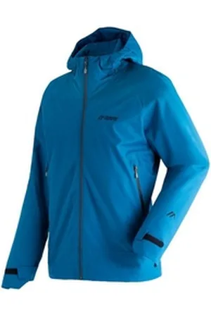 Maier Sports Outdoorjacke Solo Tipo M Herren Jacke, atmungsaktiv wasserdicht, Regenjacke mit Kapuze blau 60