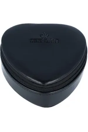 Windrose Schmuckkoffer Merino schwarz