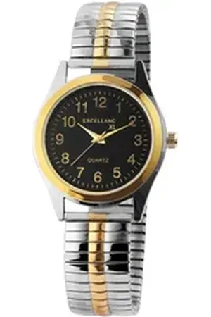 Excellanc Quarzuhr Hiyam Herrenuhr mit Edelstahlzugband, Herrenuhr Edelstahl