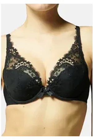 Simone Pérèle Push-up-BH Wish (1-tlg) Push-Up BH - Leicht transparent schwarz 75