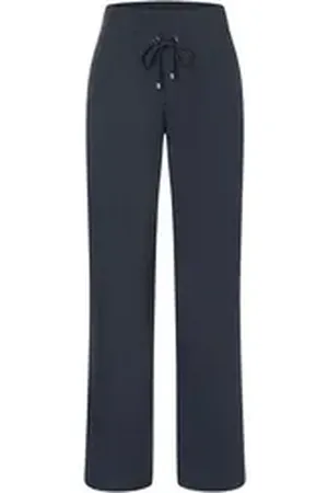 Mac Stoffhose EASY WIDELEG sehr elastische Qualität, angenehmer Griff und hoher Tragekomfort blau 48