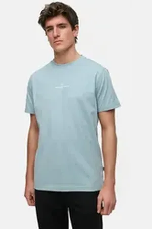 Kronstadt T-Shirt KSConrad Organic T-Shirt mit Rundhals-Ausschnitt aus 100% Bio-Baumwolle blau L