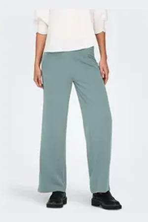 JACQUELINE DE YONG Stoffhose Weit Geschnittene Stoffhose Schlupf Culotte Pants JDYLOUISVILLE (1-tlg) JDYLOUISVILLE CATIA WIDE PANT JRS NOOS blau|schwarz M / 34L