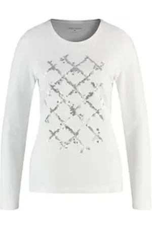 Gerry Weber Langarmshirt weiß 44