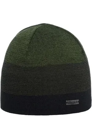 Eisglut Strickmütze Beanie Mütze Rentona Rewoolife mit Strichmuster grün