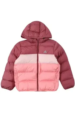 adidas Sportswear Outdoorjacke (1-St) grau|rosa|rot|silberfarben 128