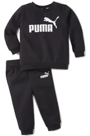 PUMA Trainingsanzug Baby Jogginganzug Minicats ESS Crew Jogger 846141 schwarz 104