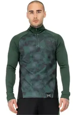Tapout Langarmshirt Herren Langarmshirt Training Midlayer schwarz 3XL