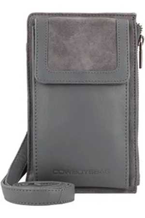 Cowboysbag Umhängetasche Seventies Suede, Leder grau