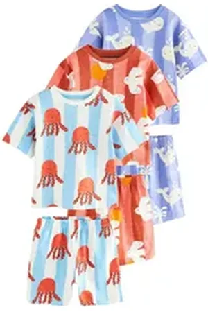 Next Pyjama Kurze Schlafanzüge, 3er-Pack (6 tlg) blau 86-92 (1,5-2 J.)