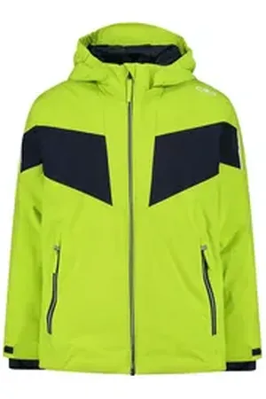 CMP Skijacke Jungen Skijacke Kid Jacket Fix Hood 33W0034 gelb 140
