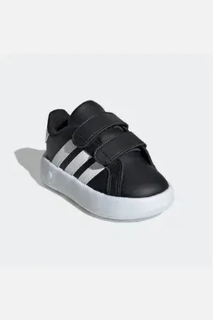 adidas Sportswear GRAND COURT 2.0 KIDS Klettschuh Design auf den Spuren des Superstar, für Kinder schwarz 27 EU