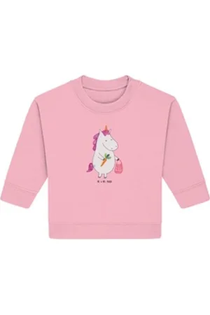 Mr. & Mrs. Panda Longpullover Einhorn Gemüse 6. - 12. Monat - Cotton Pink - Geschenk, Unicorn, Einh (1-tlg) rosa 6. - 12. Monat