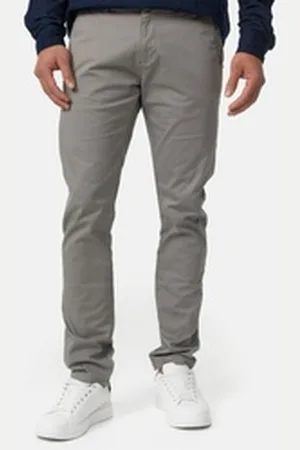 INDICODE Chinohose Cherry 98% Baumwolle, 2% Elasthan grau 38/34