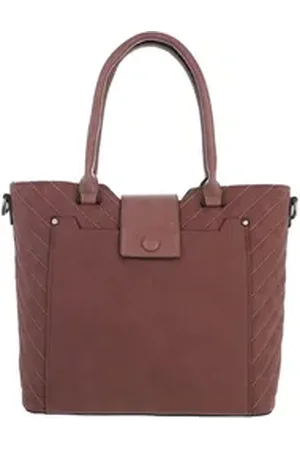 Ital-Design Schultertasche Mittelgroße, Damentasche used Optik Handtasche rosa