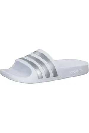 adidas Performance CORE Kinder Badeschlappen ADILETTE AQUA K Badeschuh weiß 29 EU
