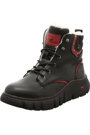 Mustang Schnürboots rot|schwarz 38 EU
