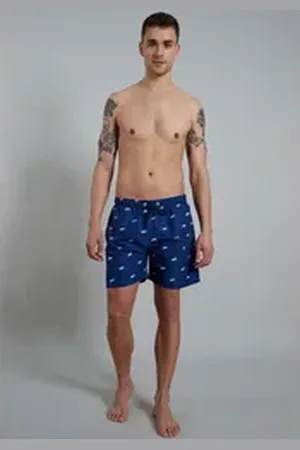 Ceceba Badeshorts mit tollem Print für warme Sommertage blau 8 (XXL)