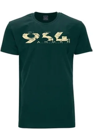 Ahorn T-Shirt 964_EGGSHELL mit modischem Print grün XXL