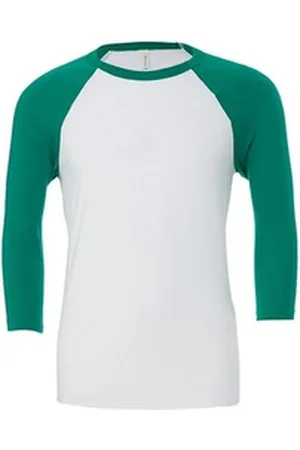 Bella + Canvas Bella + Canvas Langarmshirt Herren 3 / 4 Sleeve Baseball T-Shirt M