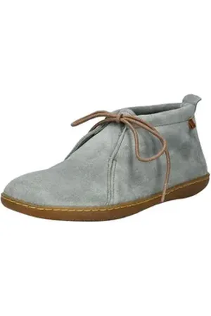 El Naturalista Halbschuhe Veloursleder Schnürschuh blau 42 EU
