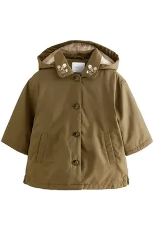 Next Regenjacke Wasserabweiender, wattierter Mac (1-St) grün 68-74 (6-9 Mon.)