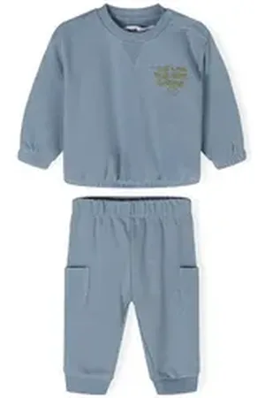 Minoti Jogginganzug Trainingsanzug (3m-24m) blau 62-68cm