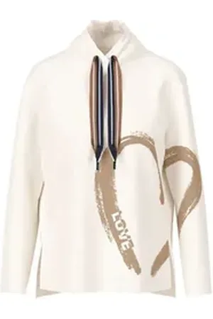 Marc Cain Hoodie weiß N4