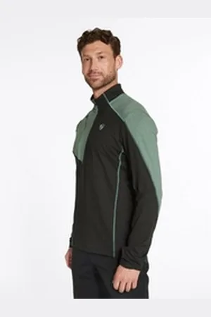 Ziener Rollkragenshirt JAPVO man (underlayer) black.green mud 52