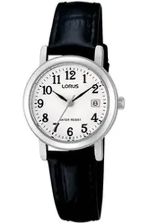 Lorus Quarzuhr RH765AX5, Armbanduhr, Damenuhr, Lederarmband schwarz