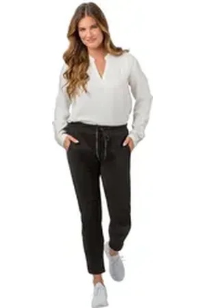 STEHMANN Jogger Pants Polling4-708 aus weichem Sweat schwarz 42
