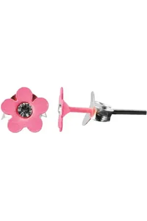 Akzent Ohrring-Set Florette 925/- Echt Silber Kinder Ohrstecker "Florette", Blume (Paar), Mädchen Ohrring silberfarben