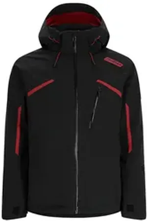 Spyder Skijacke Leader Jacket mit verstell- und abnehmbarem Schneefang schwarz XL