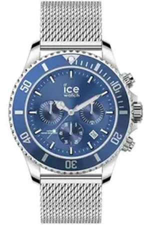 Ice-Watch Quarzuhr Ice Steel Mesh Blue Chrono, Ice Steel Mesh Blue Chrono