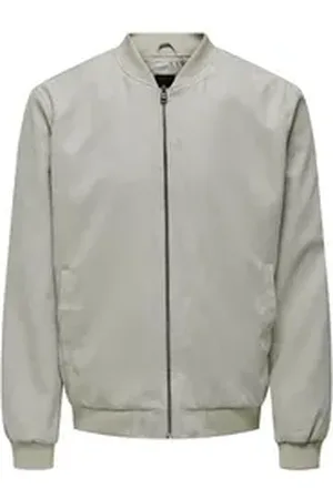Only & Sons Outdoorjacke ONSLUCAS FAKE SUEDE BOMBER OTW blau L