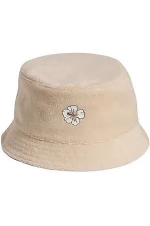 Vertbaudet Beanie Wendbarer Mädchen Sonnenhut, Blumen orange|rosa 128/140