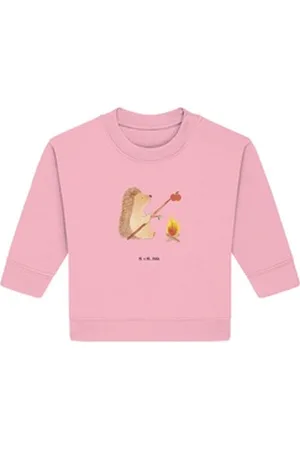 Mr. & Mrs. Panda Longpullover Igel Grillen 12. - 18. Monat - Cotton Pink - Geschenk, lustige Sprüch (1-tlg) rosa 12. - 18. Monat