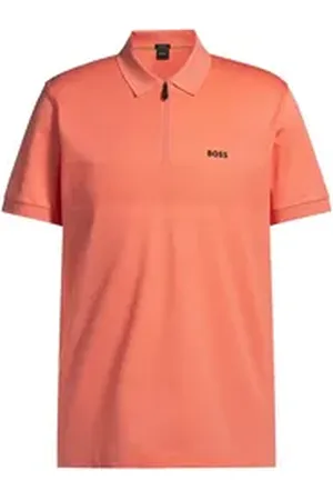 HUGO BOSS Poloshirt Pima (1-tlg) rot S