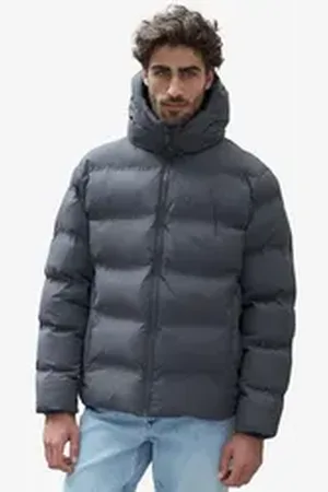 Next Wintermantel Wasserabweisender Puffermantel mit Kapuze (1-tlg) blau XS Reg