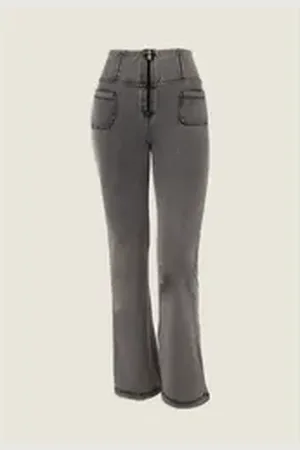 Freddy Jeggings WR.UP Jeggings High Waist Bootcut grau grau L