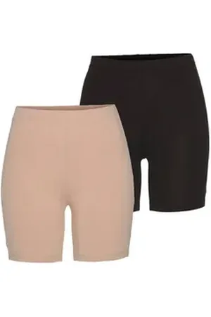 Tamaris Radlerhose (2er-Pack) zum Unterziehen unter Kleidern und Röcken schwarz 34