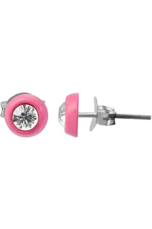 Akzent Ohrring-Set Lafayette 925/- Echt Silber Kinder Ohrstecker "Lafayette", rund (Paar), Mädchen Ohrring silberfarben