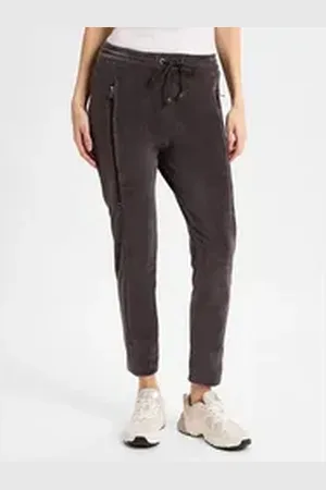 Mac Bundfaltenhose Damen Stoffhose - Future grau 42