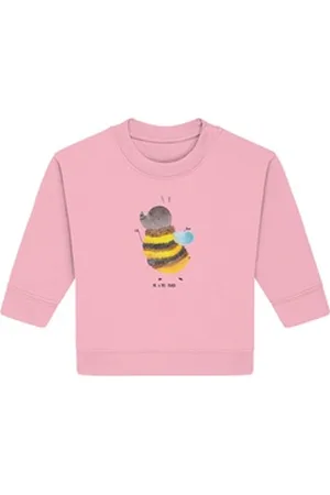 Mr. & Mrs. Panda Longpullover Hummel flauschig 12. - 18. Monat - Cotton Pink - Geschenk, Tiermotive (1-tlg) rosa 12. - 18. Monat