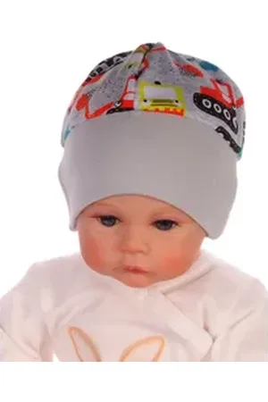 La Bortini Erstlingsmütze Baby Mütze Haube Mützchen für Neugeborene neutral bunt aus Baumwolle, elastisch, neutral, 34 35 36 37 38 39 40 41 grau 34-36cm KU