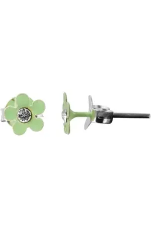 Akzent Ohrring-Set Florette 925/- Echt Silber Kinder Ohrstecker "Florette", Blume (Paar), Mädchen Ohrring silberfarben