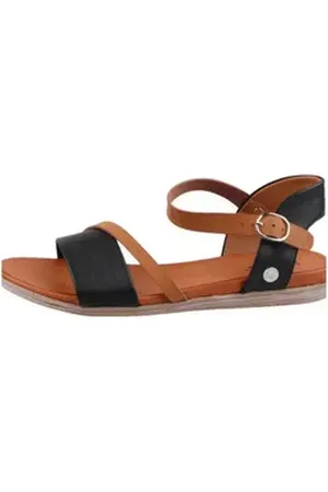 Mustang Damen Sandale Sandale schwarz 37 EU