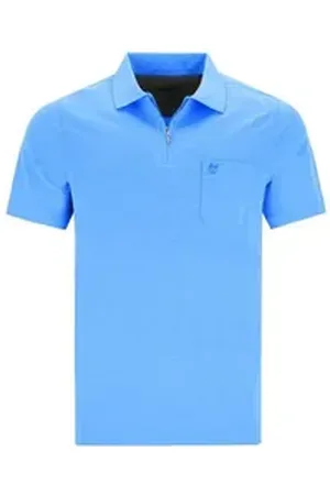 HAJO Poloshirt 20080 Softknit Stay Fresh Soft-Knit blau 4XL