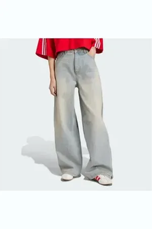 adidas Originals Sporthose ADILENIUM SEASON 3 ZIP WASHED JEANS blau 41"
