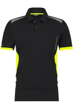 Dassy Poloshirt Poloshirt Veracruz gelb|schwarz 4XL